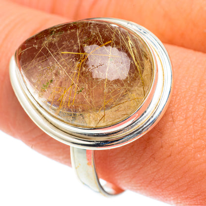 Rutilated Quartz Rings handcrafted by Ana Silver Co - RING65846
