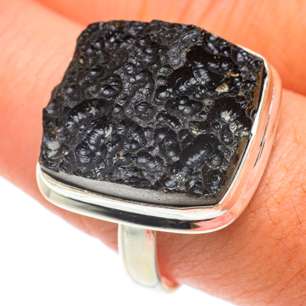 Tektite Rings handcrafted by Ana Silver Co - RING65848