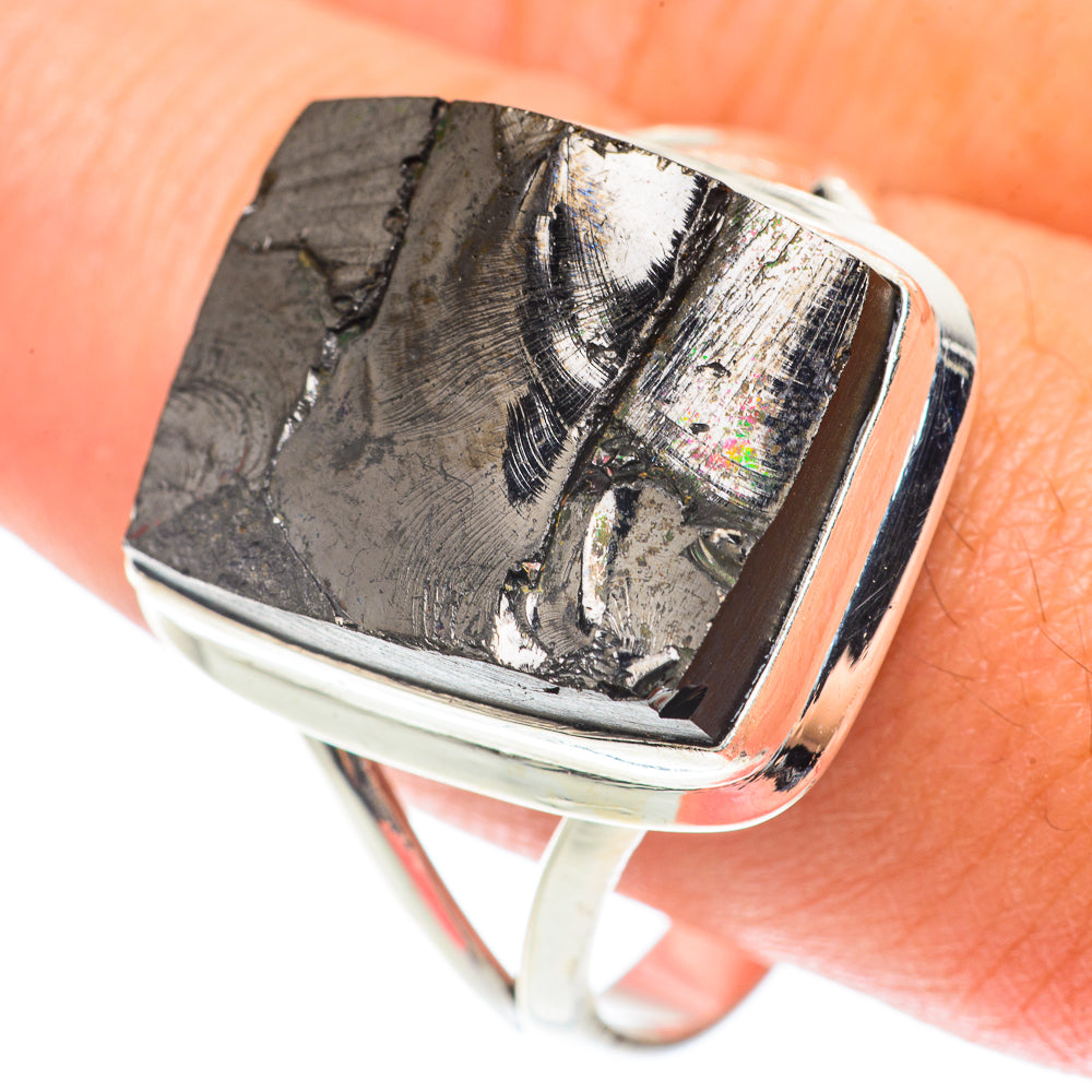 Shungite Rings handcrafted by Ana Silver Co - RING65849