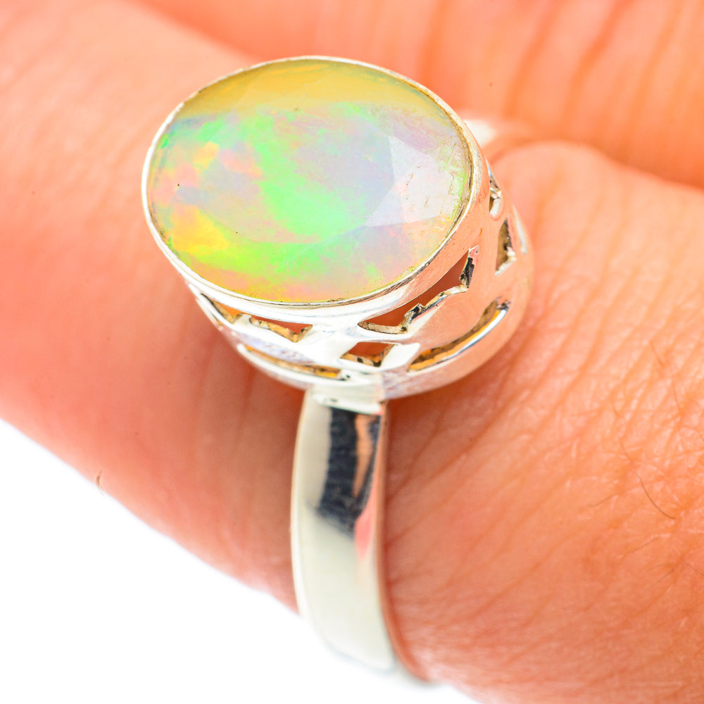 Ethiopian Opal Rings handcrafted by Ana Silver Co - RING65850
