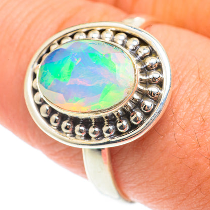 Ethiopian Opal Rings handcrafted by Ana Silver Co - RING65852