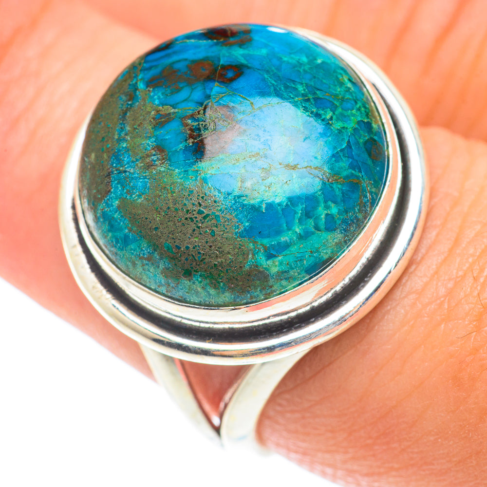 Shattuckite Rings handcrafted by Ana Silver Co - RING65857
