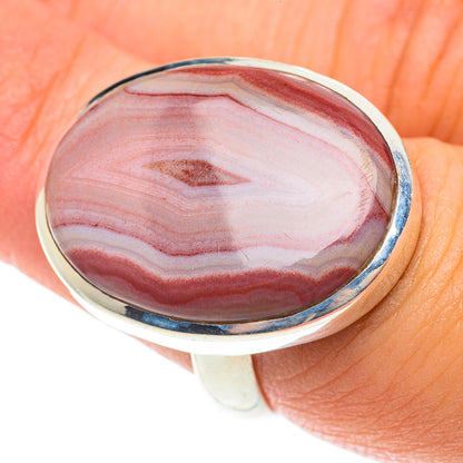 Red Botswana Agate Rings handcrafted by Ana Silver Co - RING65860