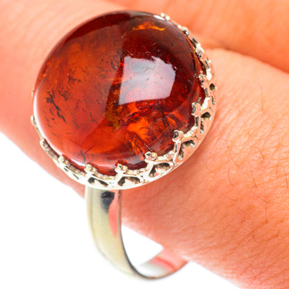 Baltic Amber Rings handcrafted by Ana Silver Co - RING65862