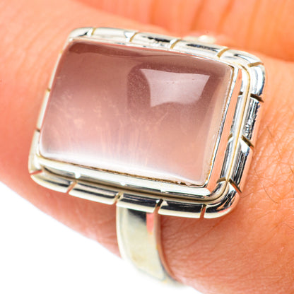 Rose Quartz Rings handcrafted by Ana Silver Co - RING65867