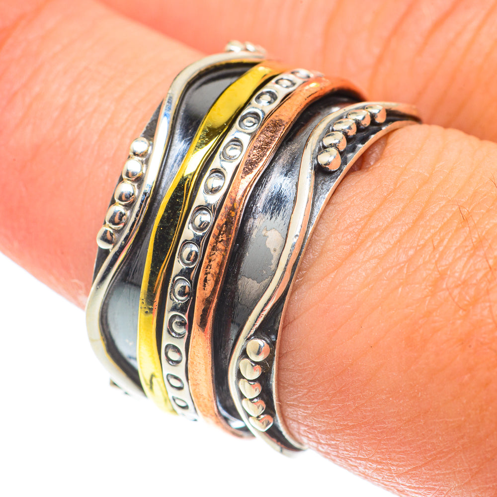 Meditation Spinner Rings handcrafted by Ana Silver Co - RING65868