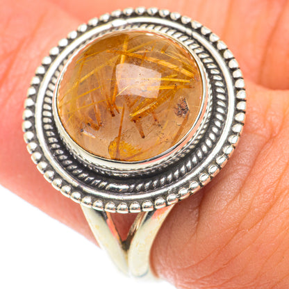 Rutilated Quartz Rings handcrafted by Ana Silver Co - RING65870