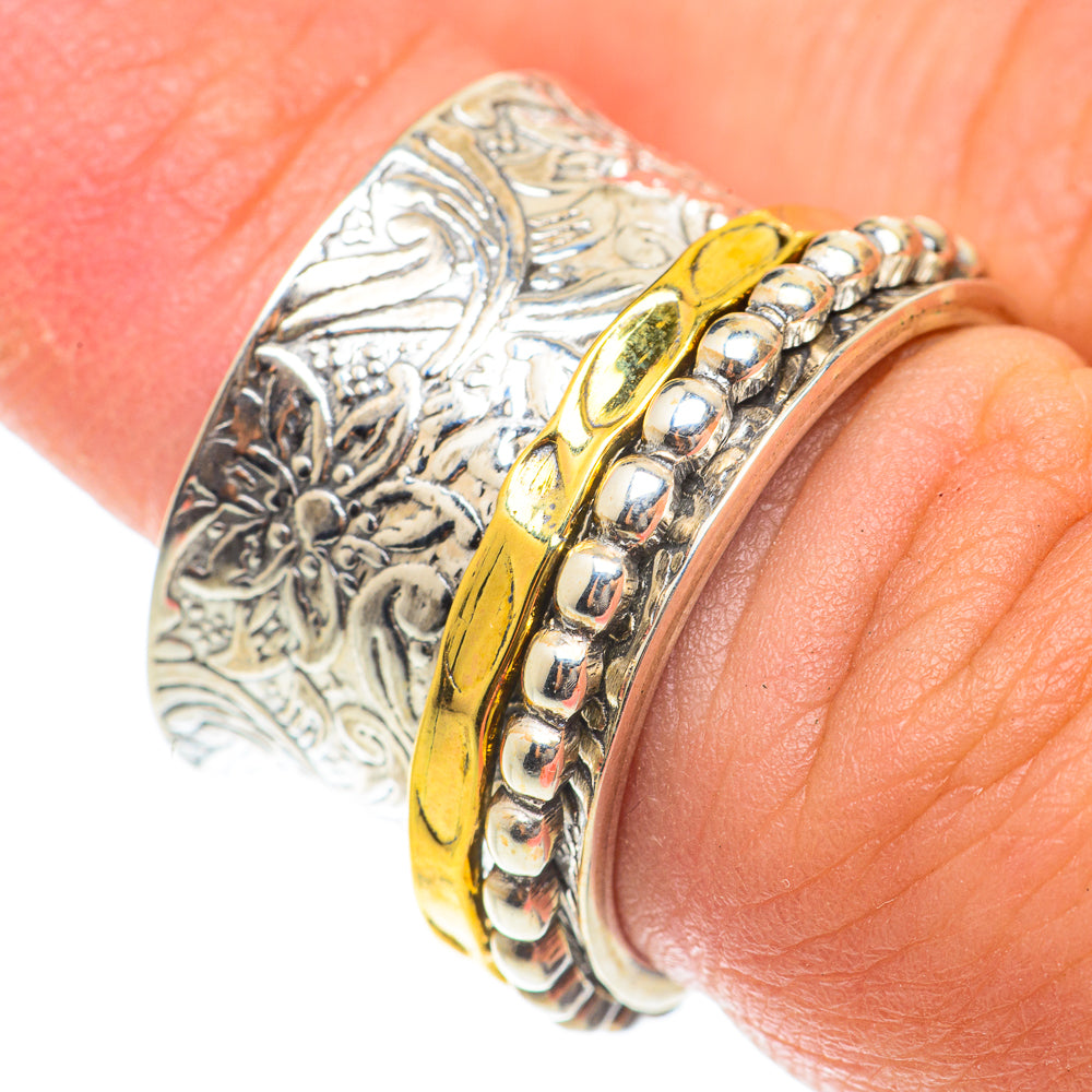 Meditation Spinner Rings handcrafted by Ana Silver Co - RING65871