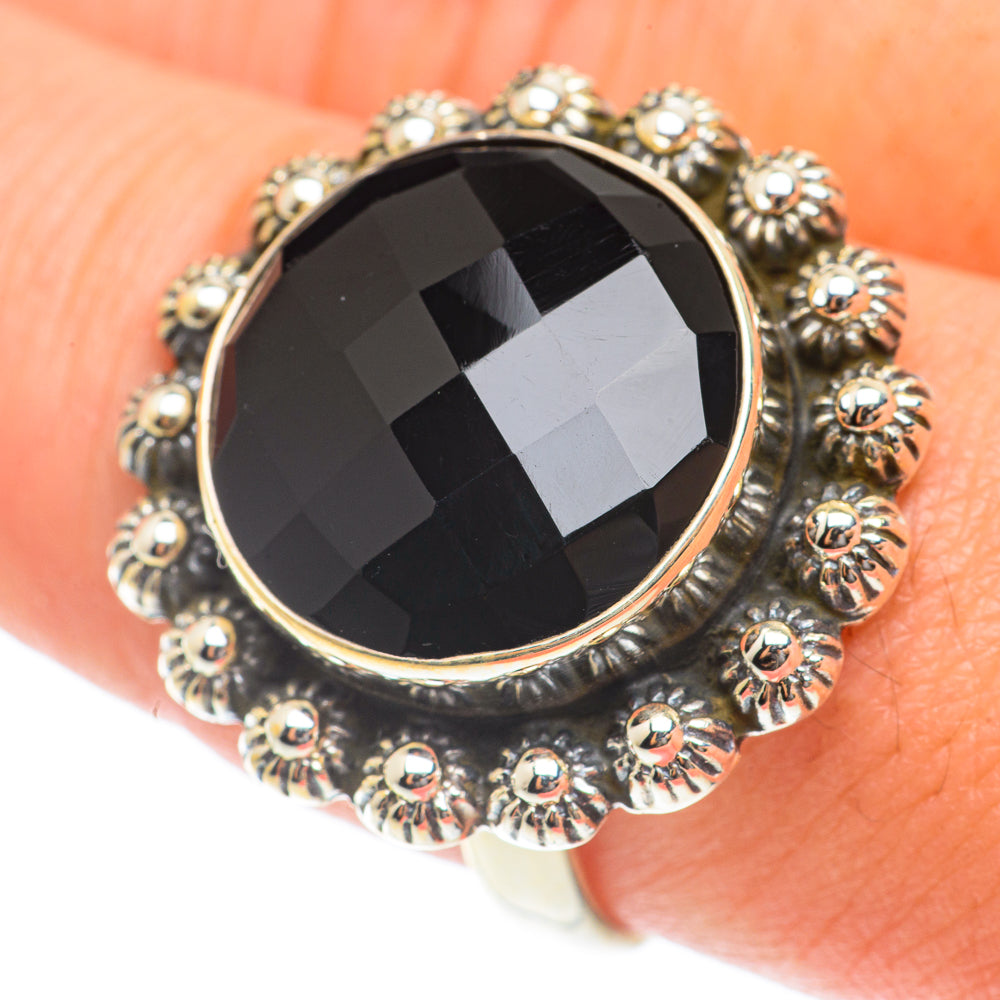 Black Onyx Rings handcrafted by Ana Silver Co - RING65874