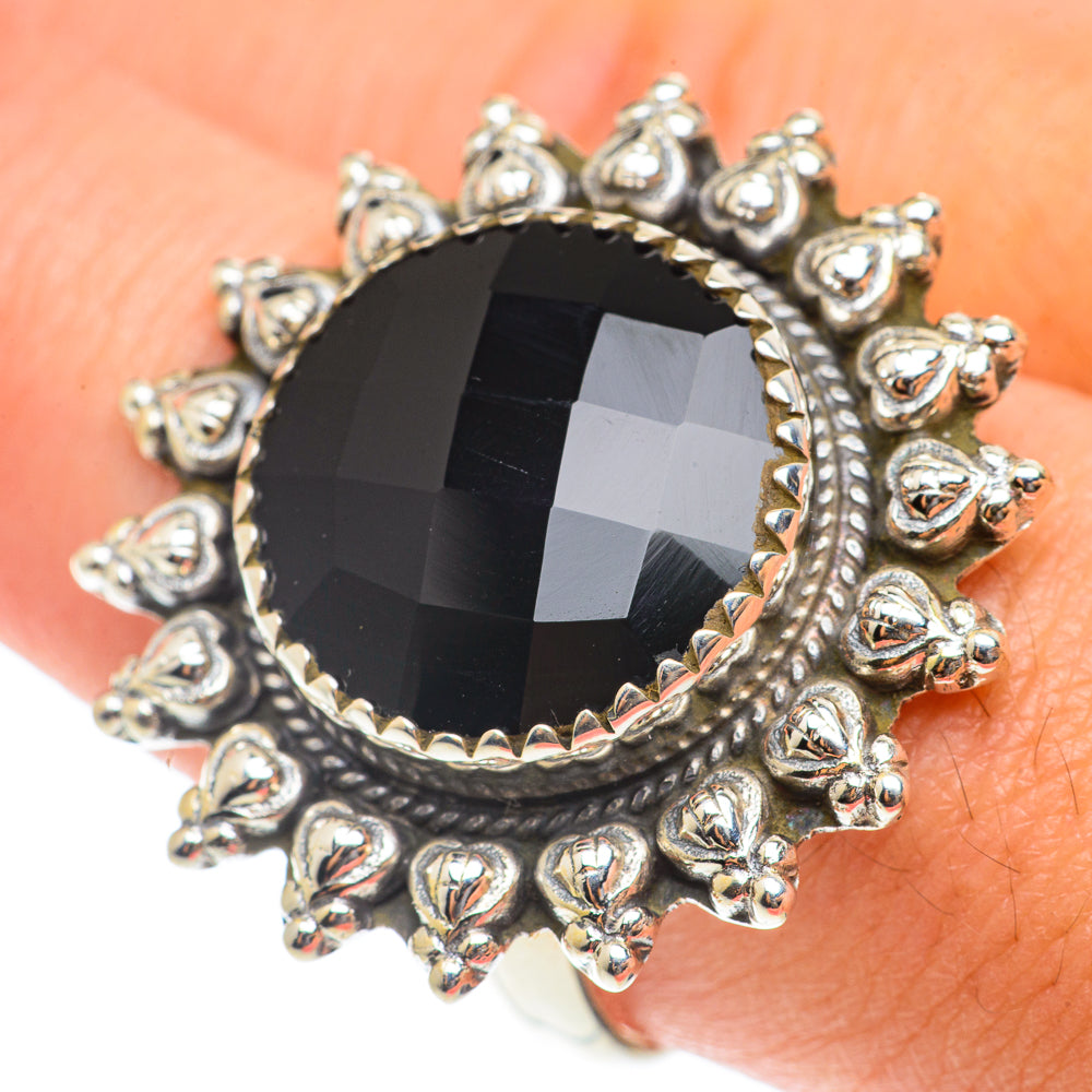 Black Onyx Rings handcrafted by Ana Silver Co - RING65876