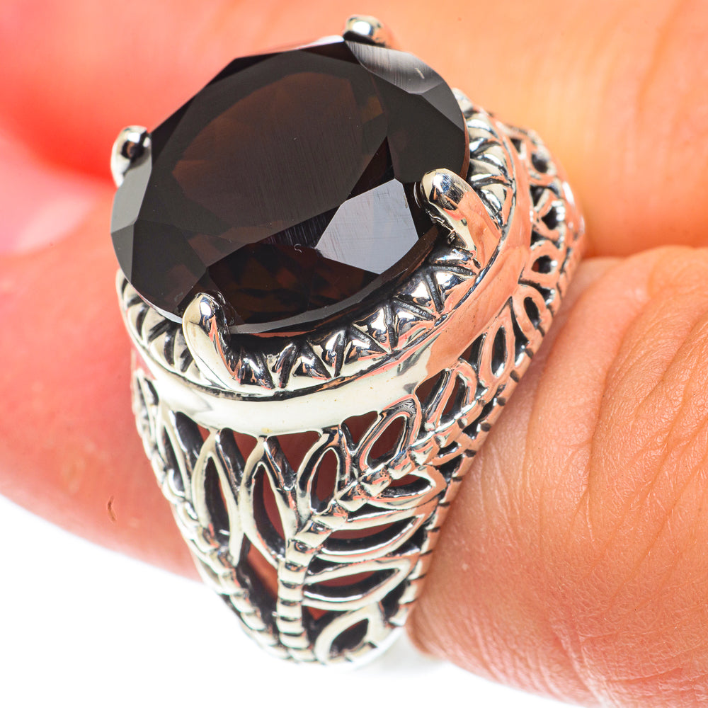Smoky Quartz Rings handcrafted by Ana Silver Co - RING65891