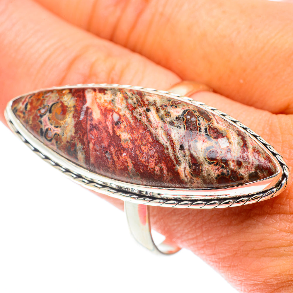 Poppy Jasper Rings handcrafted by Ana Silver Co - RING65893