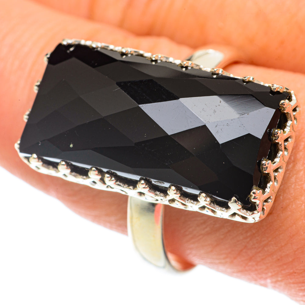 Black Onyx Rings handcrafted by Ana Silver Co - RING65903