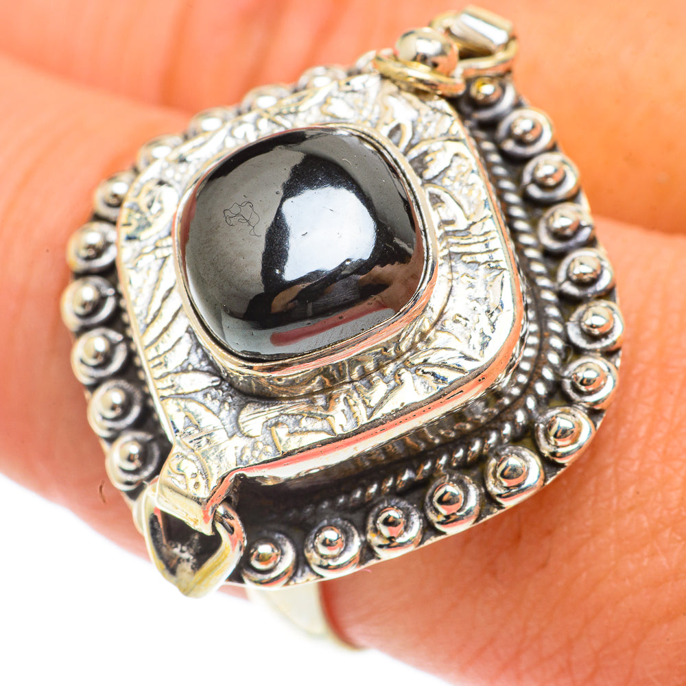 Hematite Rings handcrafted by Ana Silver Co - RING65916