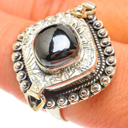 Hematite Rings handcrafted by Ana Silver Co - RING65916