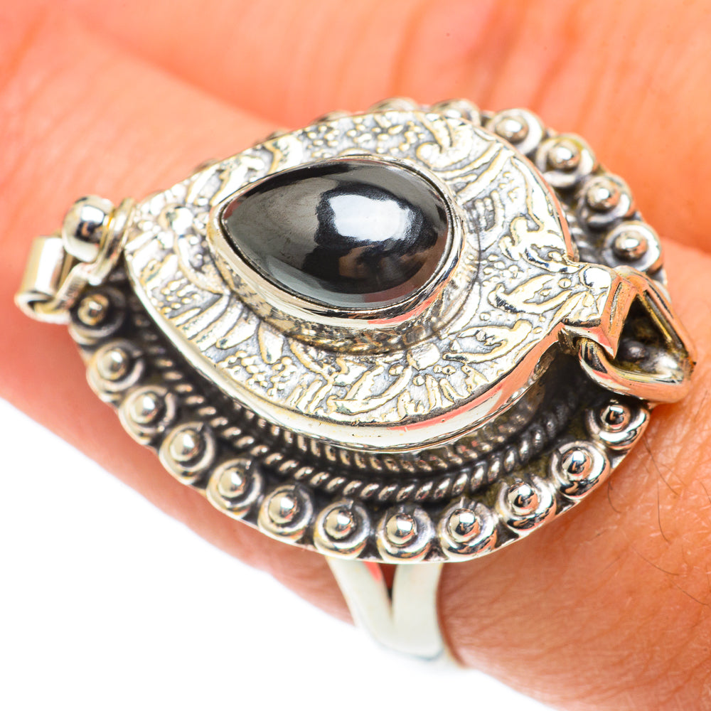 Hematite Rings handcrafted by Ana Silver Co - RING65917