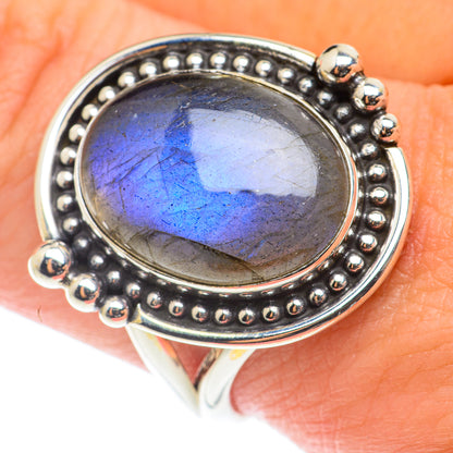 Labradorite Rings handcrafted by Ana Silver Co - RING65922