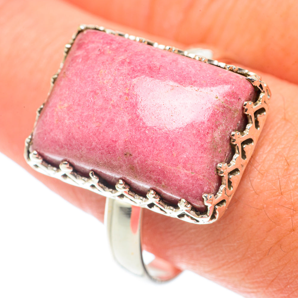 Rhodochrosite Rings handcrafted by Ana Silver Co - RING65932