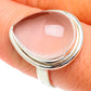 Rose Quartz Rings handcrafted by Ana Silver Co - RING65934