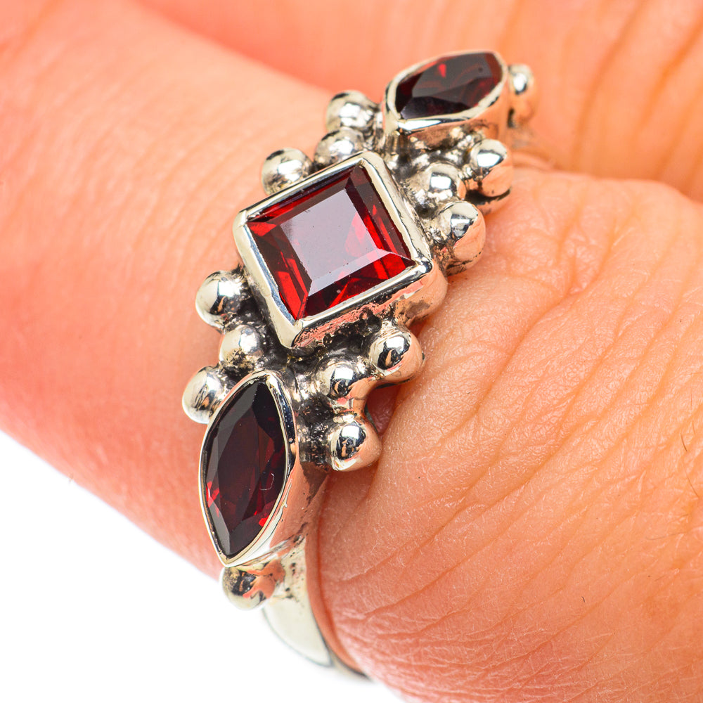 Garnet Rings handcrafted by Ana Silver Co - RING65935
