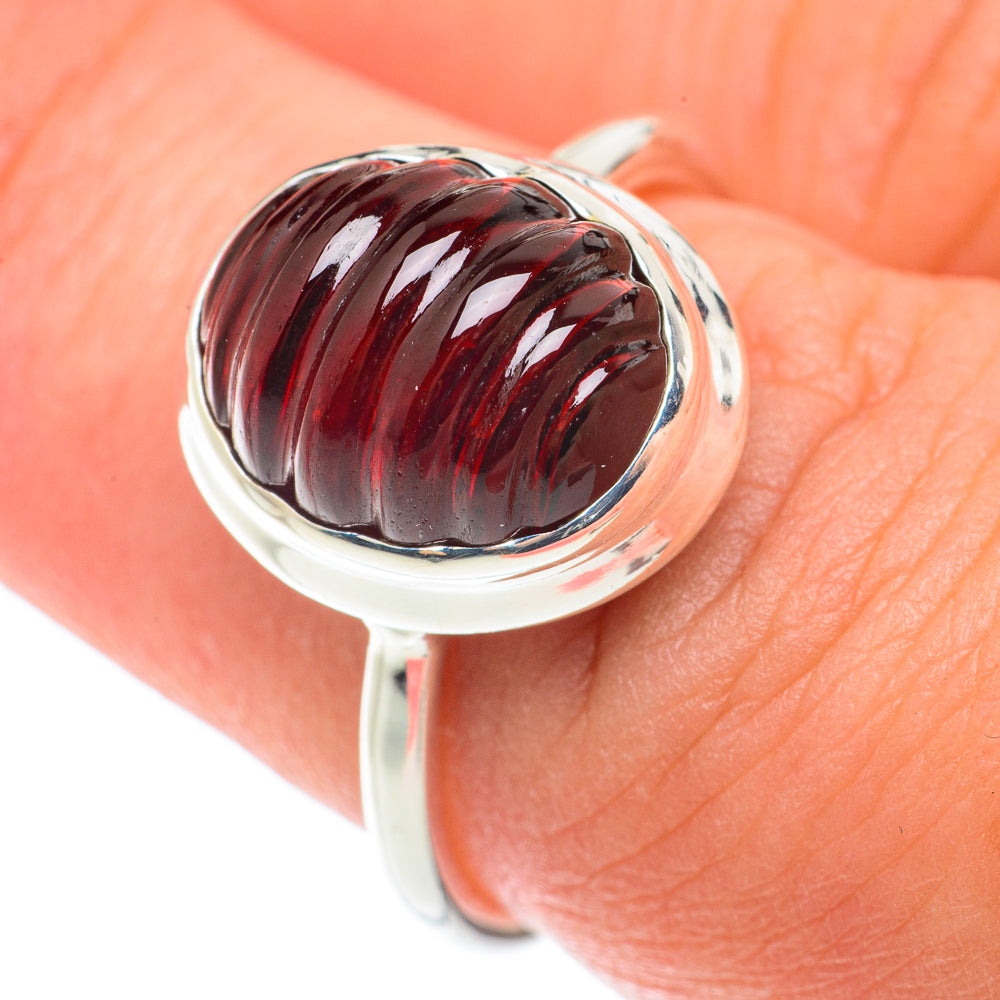 Garnet Rings handcrafted by Ana Silver Co - RING65936