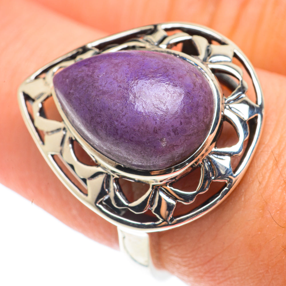 Charoite Rings handcrafted by Ana Silver Co - RING65938