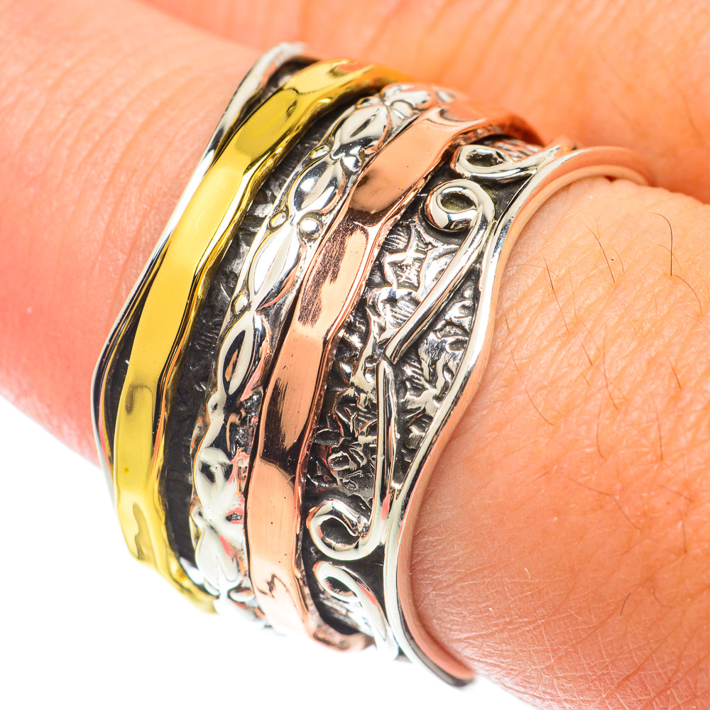 Meditation Spinner Rings handcrafted by Ana Silver Co - RING65939