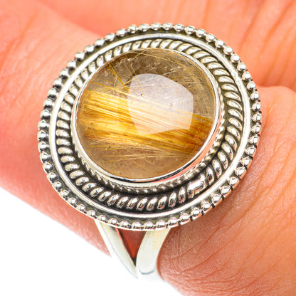 Rutilated Quartz Rings handcrafted by Ana Silver Co - RING65940