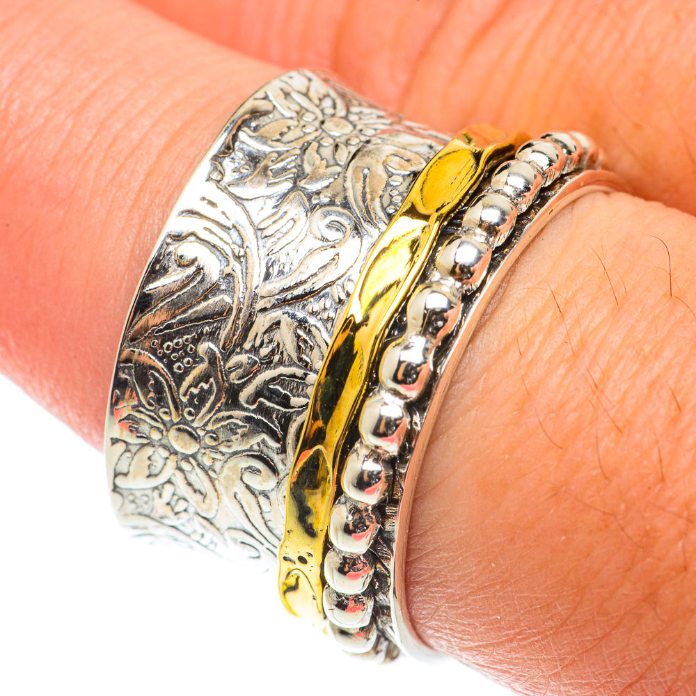 Meditation Spinner Rings handcrafted by Ana Silver Co - RING65943