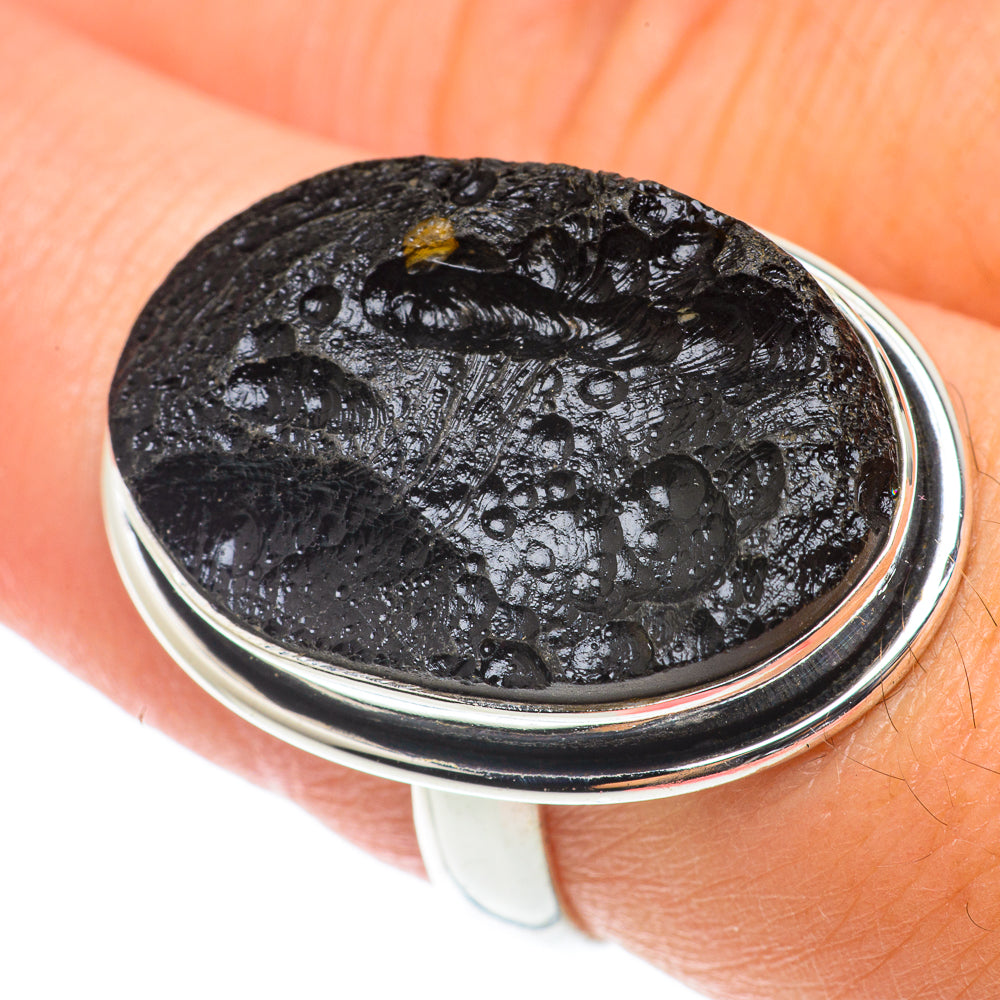 Tektite Rings handcrafted by Ana Silver Co - RING65944