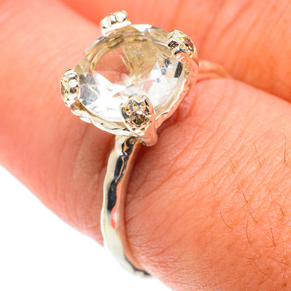White Quartz Rings handcrafted by Ana Silver Co - RING65947