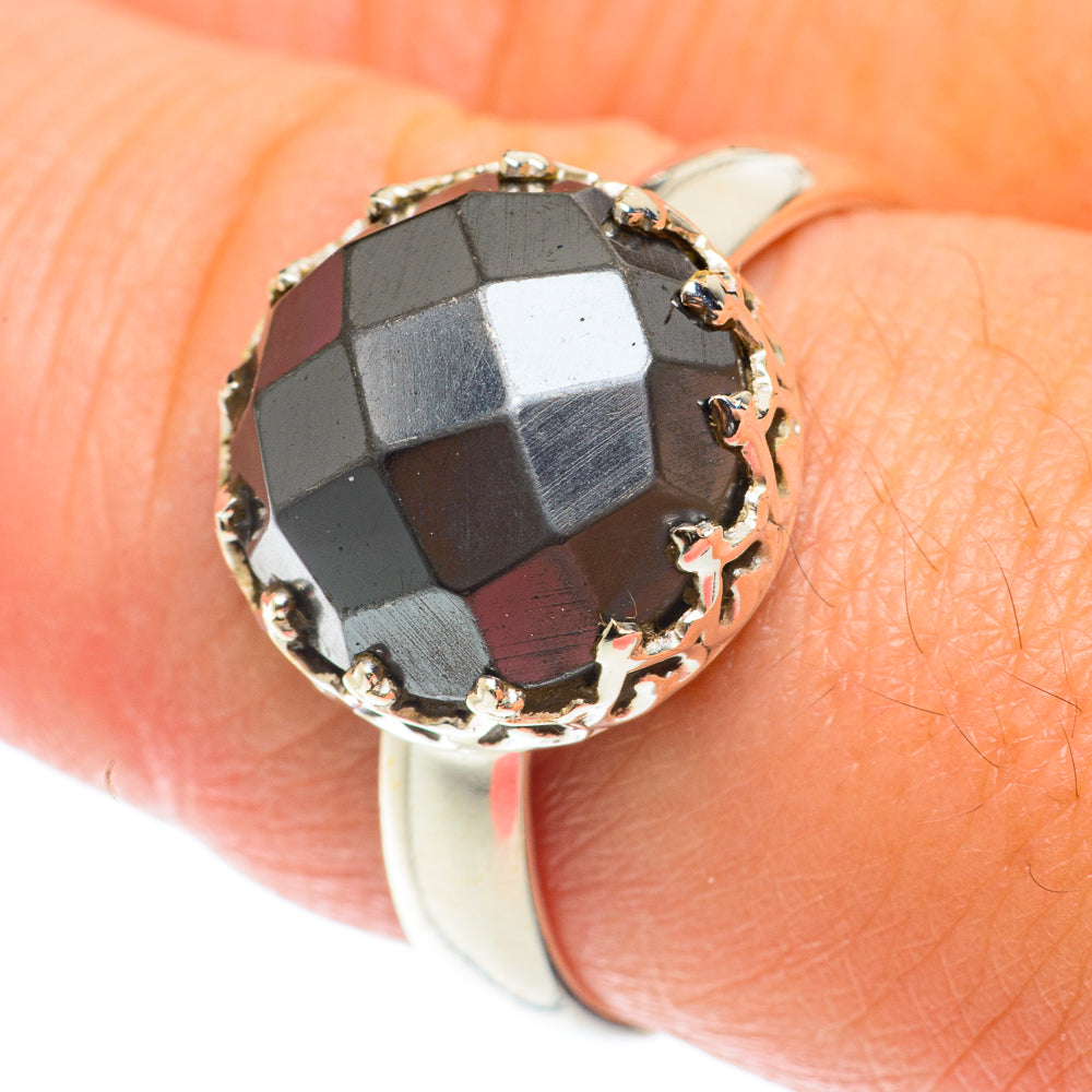 Hematite Rings handcrafted by Ana Silver Co - RING65953