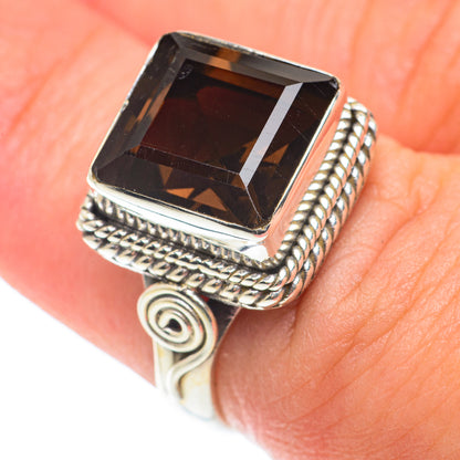 Smoky Quartz Rings handcrafted by Ana Silver Co - RING65961