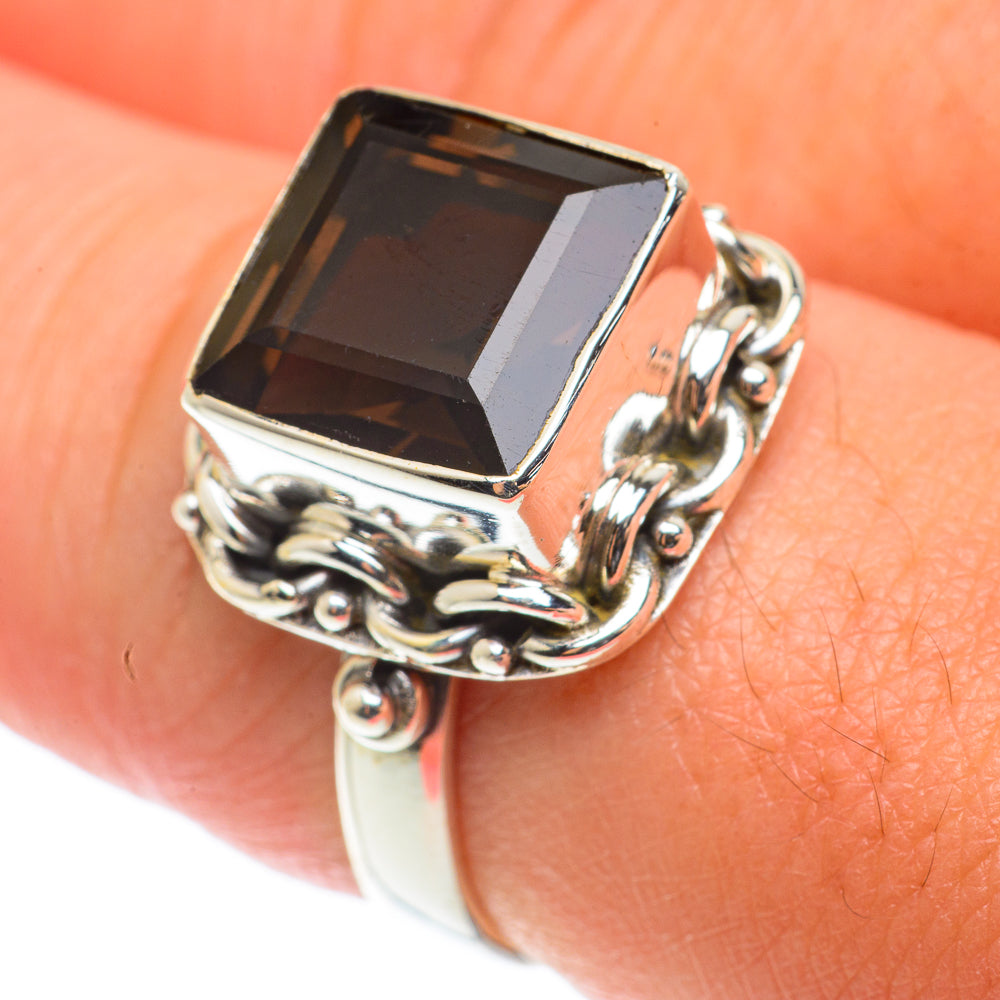 Smoky Quartz Rings handcrafted by Ana Silver Co - RING65963