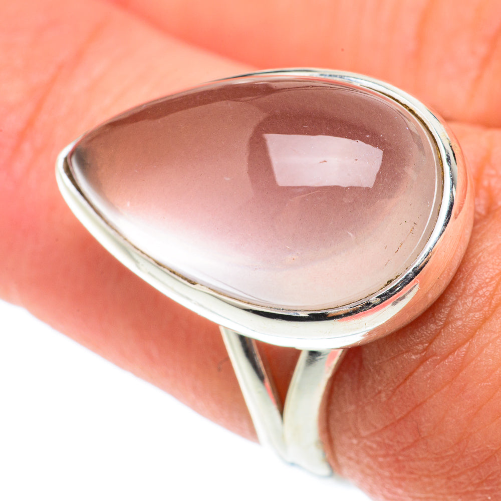 Rose Quartz Rings handcrafted by Ana Silver Co - RING65966