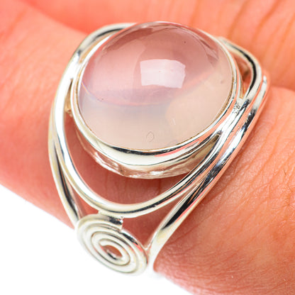 Rose Quartz Rings handcrafted by Ana Silver Co - RING65968