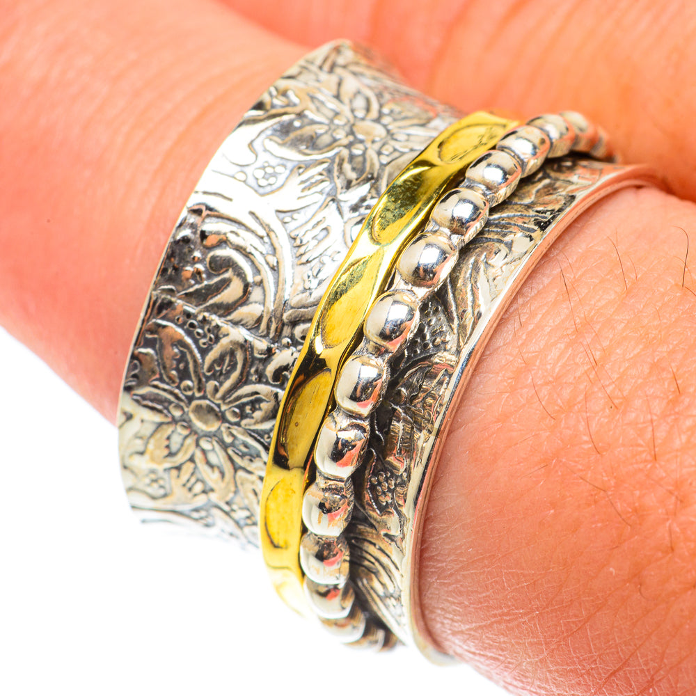 Meditation Spinner Rings handcrafted by Ana Silver Co - RING65973