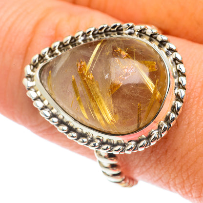Rutilated Quartz Rings handcrafted by Ana Silver Co - RING65975