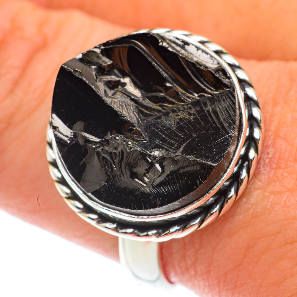 Shungite Rings handcrafted by Ana Silver Co - RING65976