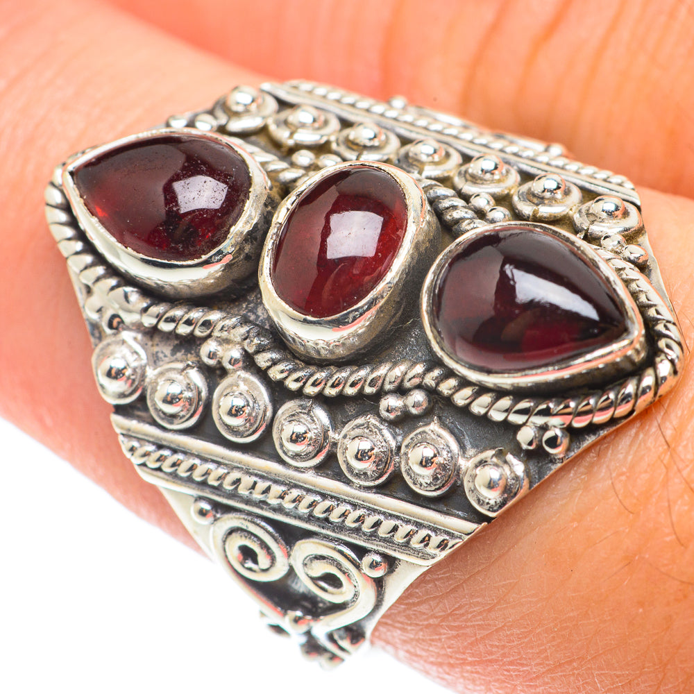 Garnet Rings handcrafted by Ana Silver Co - RING65995