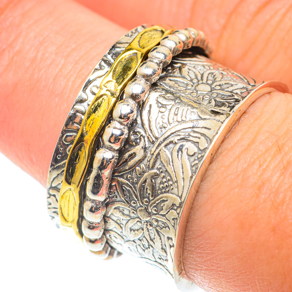 Meditation Spinner Rings handcrafted by Ana Silver Co - RING65996
