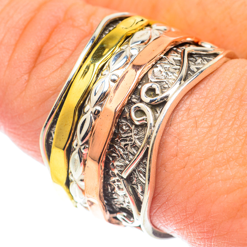 Meditation Spinner Rings handcrafted by Ana Silver Co - RING65999