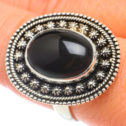 Black Onyx Rings handcrafted by Ana Silver Co - RING66001