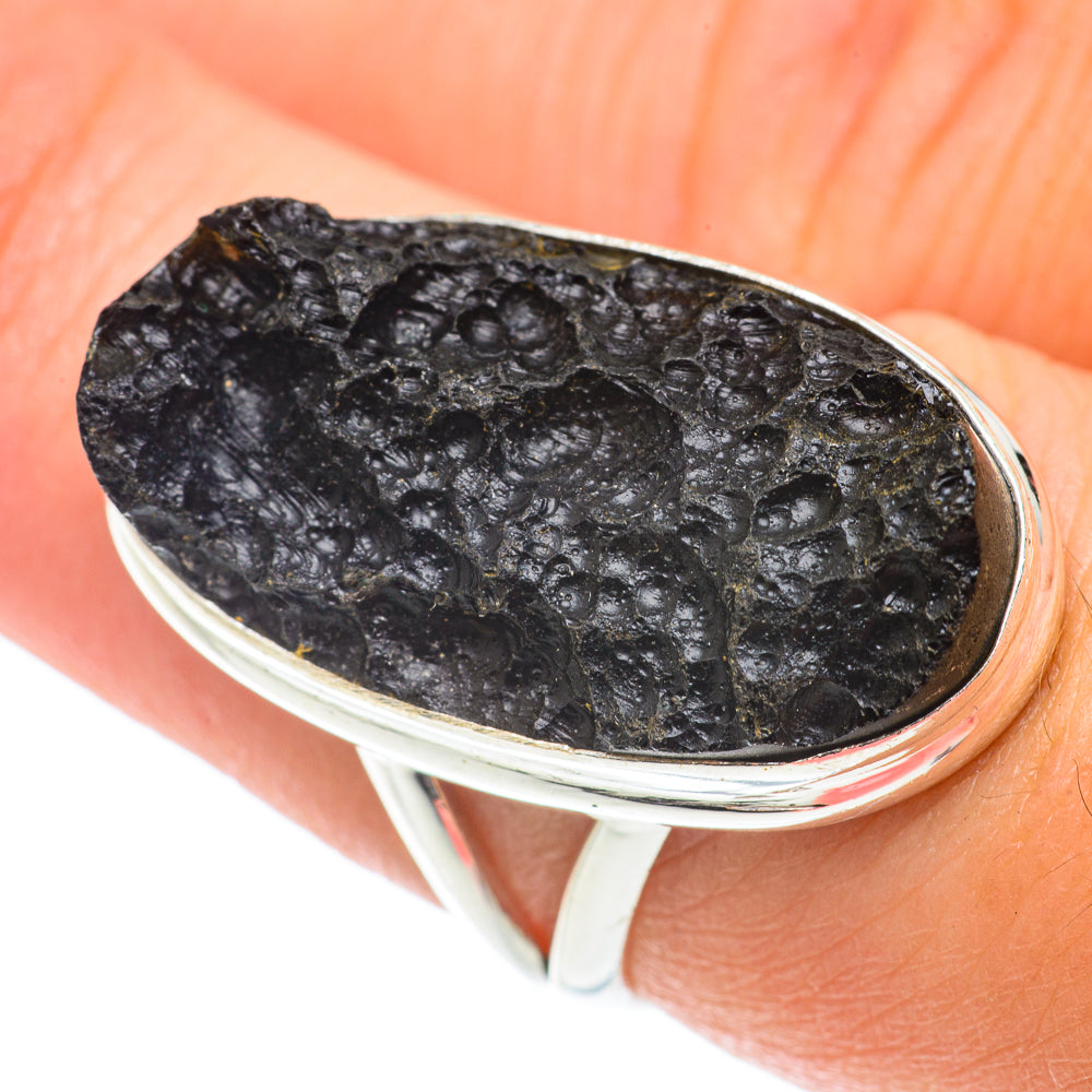 Tektite Rings handcrafted by Ana Silver Co - RING66002