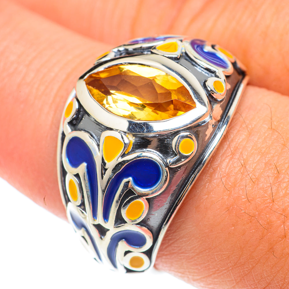 Citrine Rings handcrafted by Ana Silver Co - RING66006