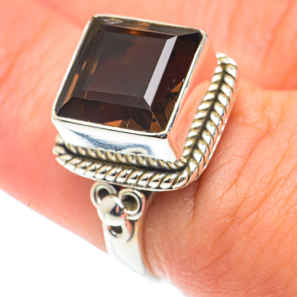 Smoky Quartz Rings handcrafted by Ana Silver Co - RING66017