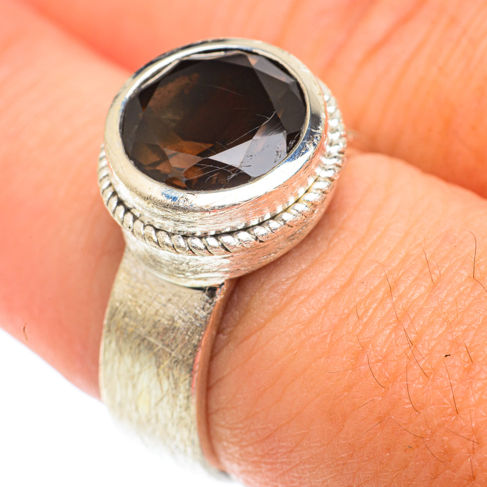 Smoky Quartz Rings handcrafted by Ana Silver Co - RING66018
