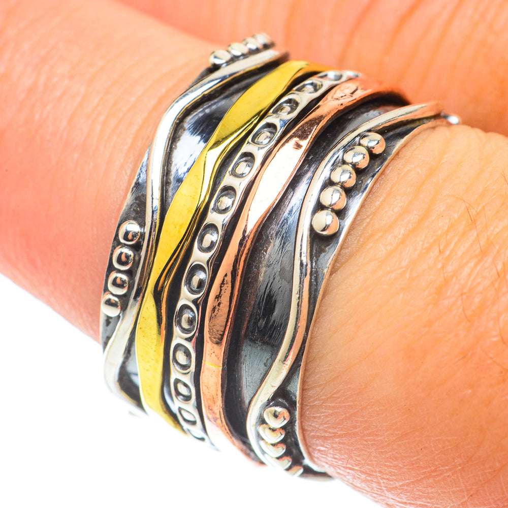 Meditation Spinner Rings handcrafted by Ana Silver Co - RING66029