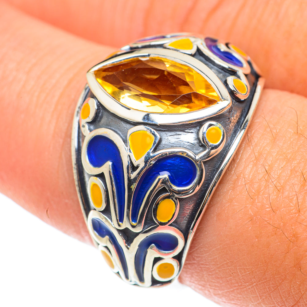 Citrine Rings handcrafted by Ana Silver Co - RING66034