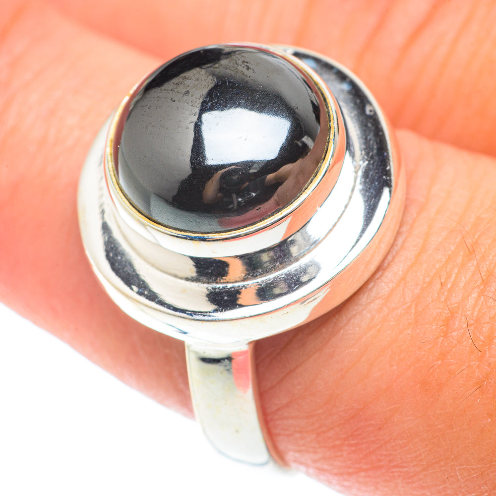 Hematite Rings handcrafted by Ana Silver Co - RING66037